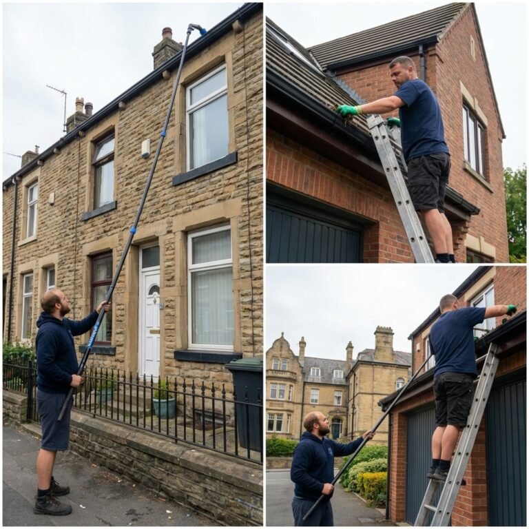 Professional gutter cleaning leeds
