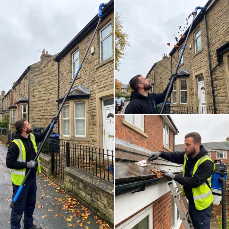 Professional gutter cleaning leeds