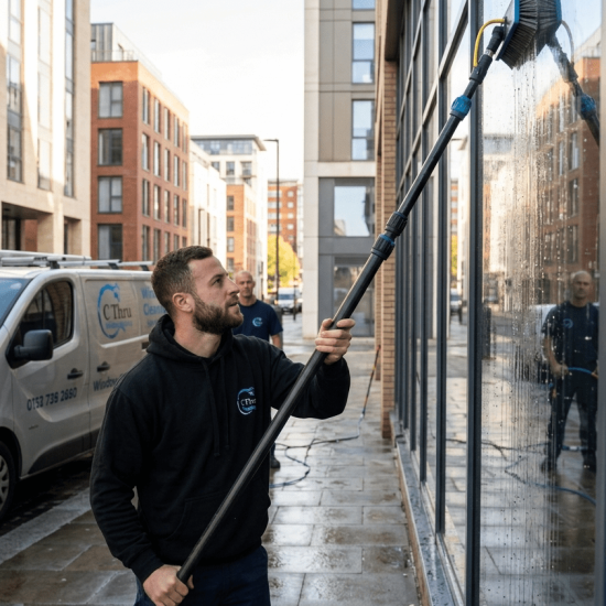 Commercial window cleaners in leeds